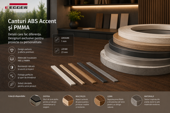 Canturi ABS accent & PMMA